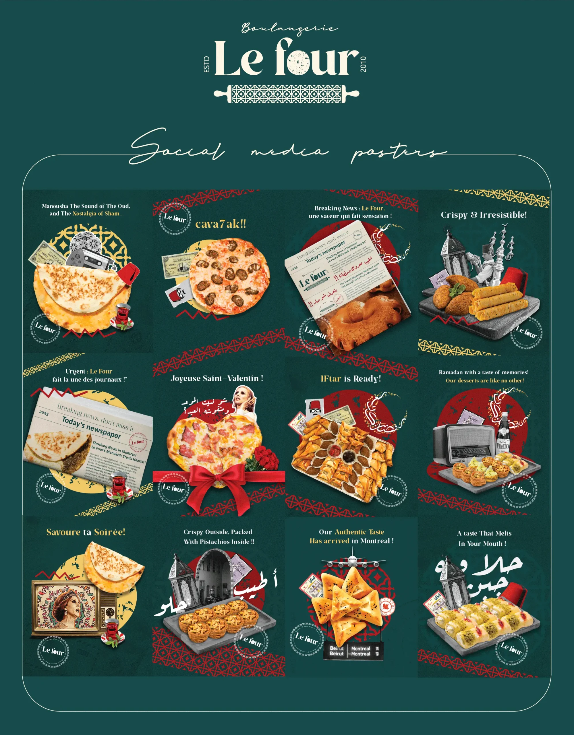 Bakery Le Four Social Media