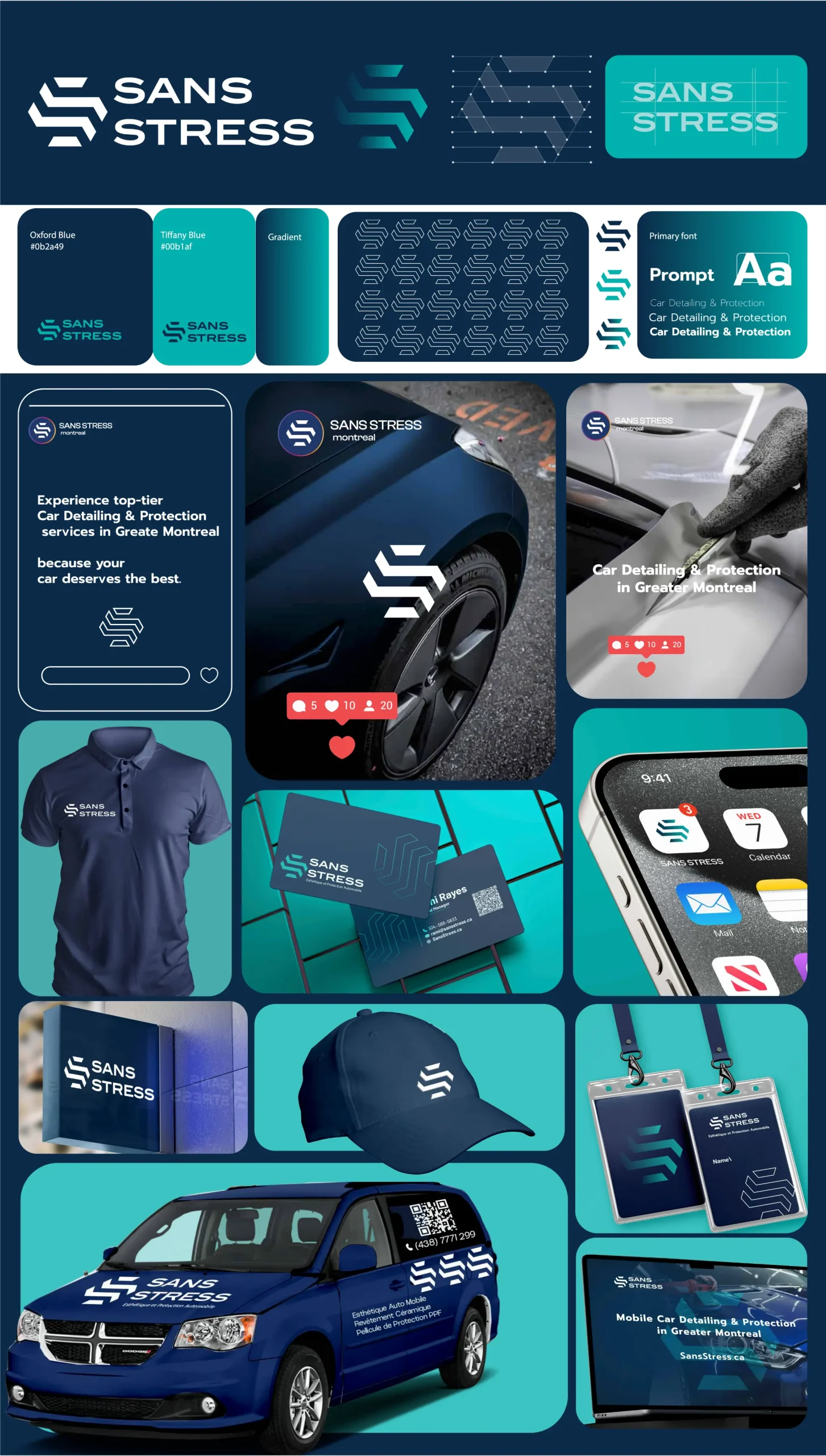 SansStress Branding